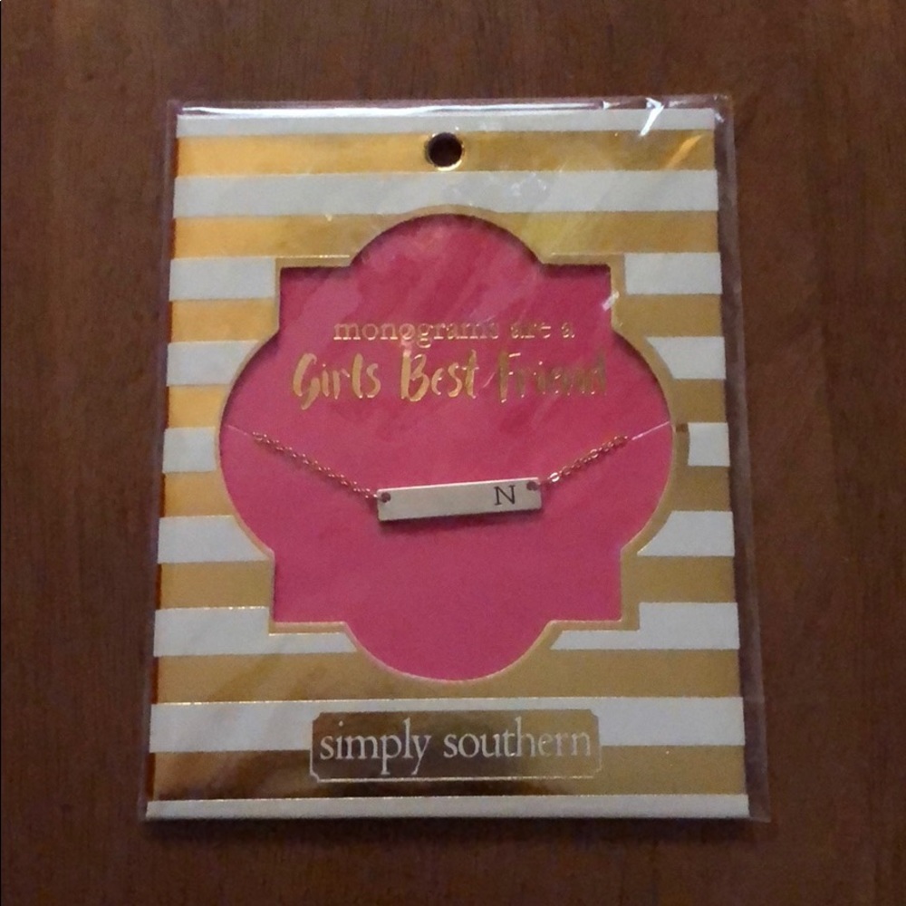 Simply Southern “N” Monogram Necklace